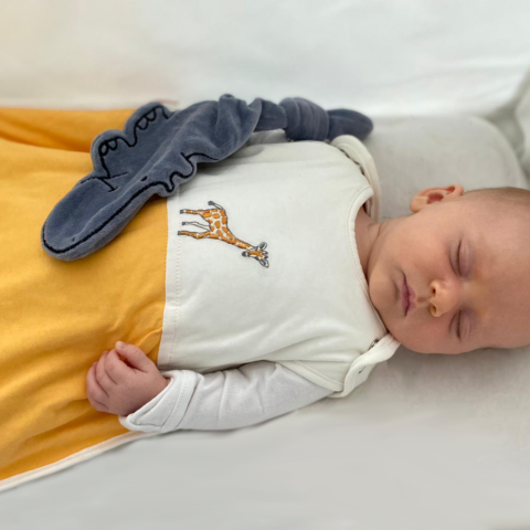 Organic Baby Pucksack Stars Blue, Romper Bag, Sleeping Bag, Baby &  Children, Size 44 to Size 110 Selectable 