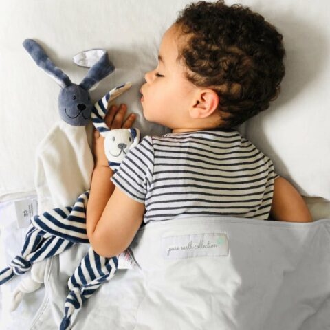 Cuski Organic Baby comforter as used within NHS Benji 