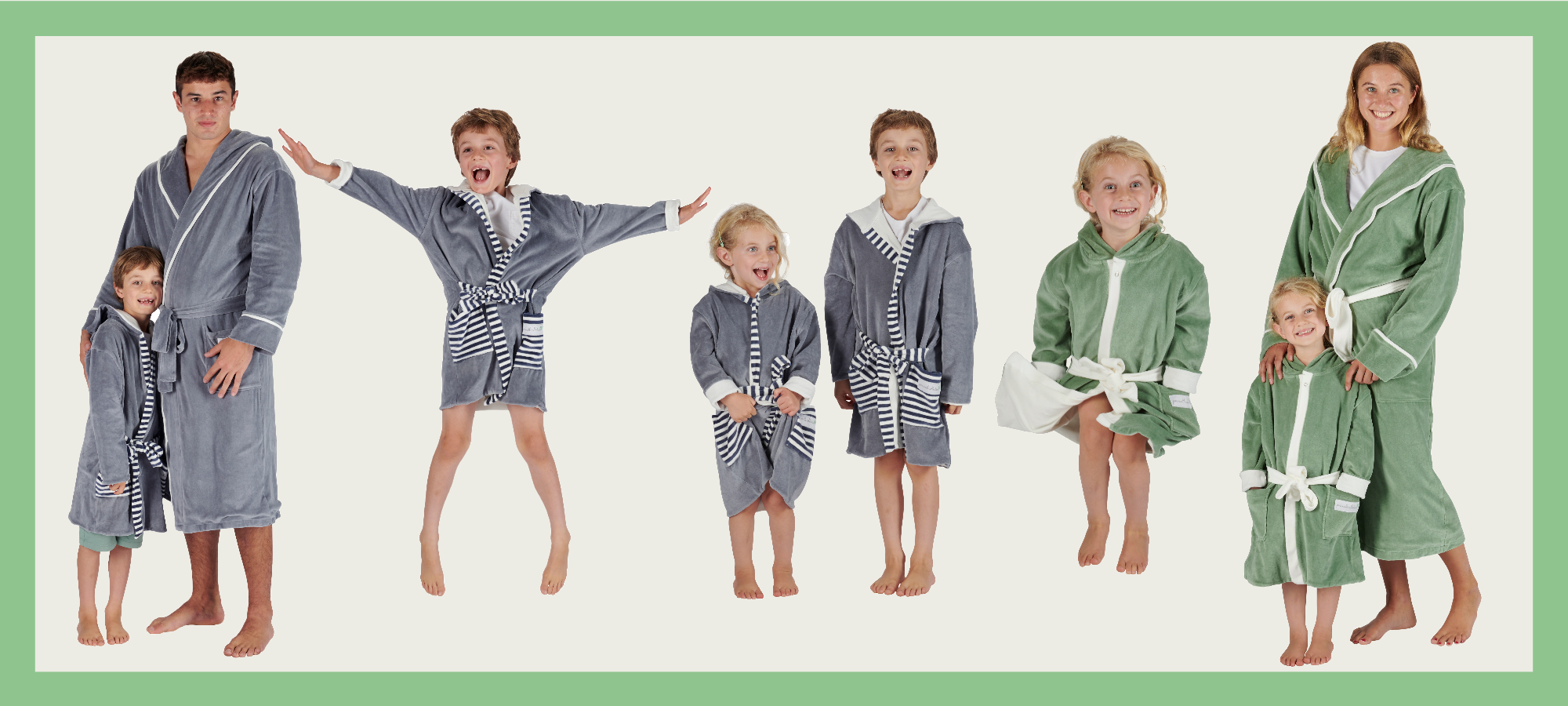 Organic Kids Robes Pure Earth Collection