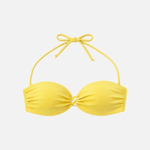 Women's Bandeau Bikini Top - Yellow