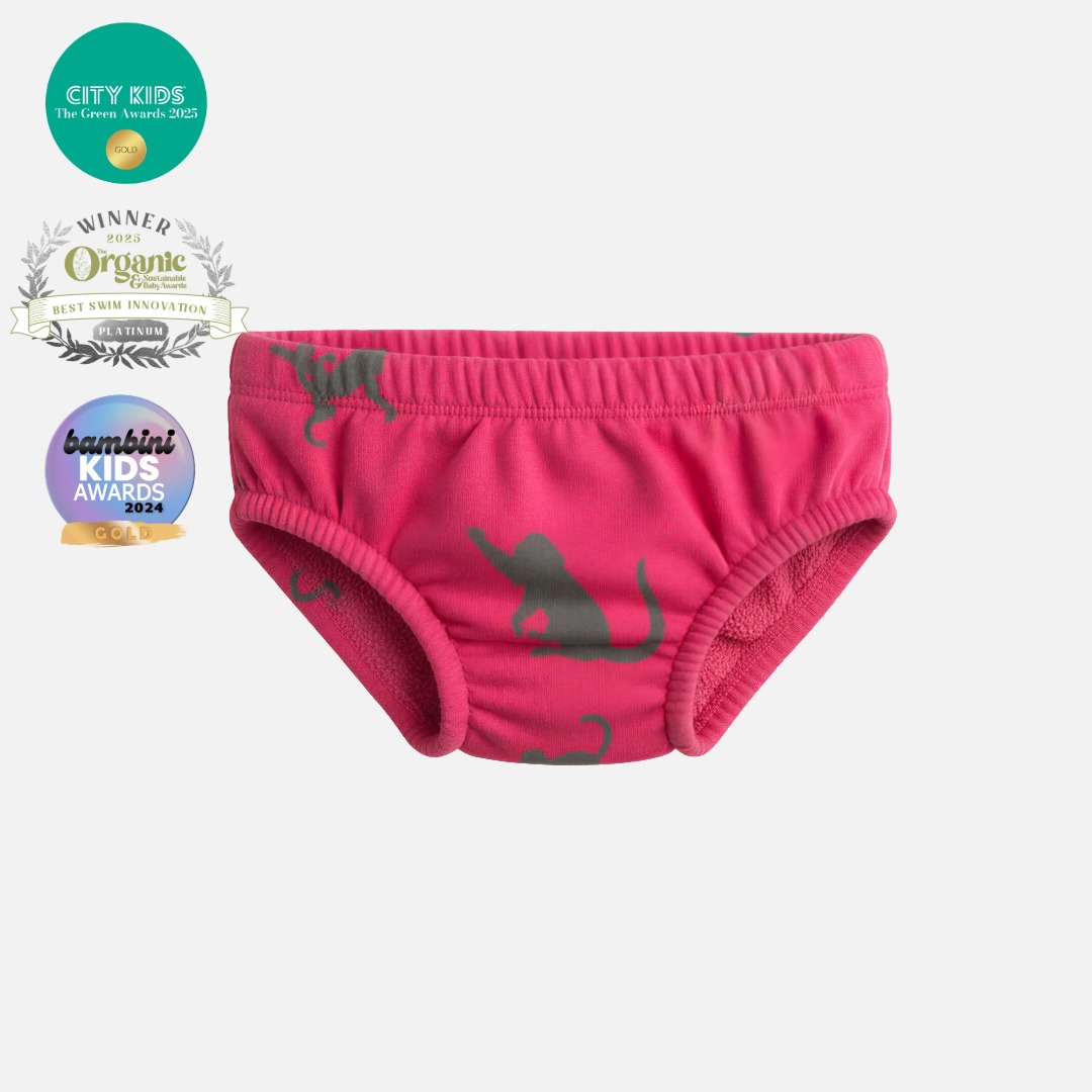 Swim Nappy - Neon Pink