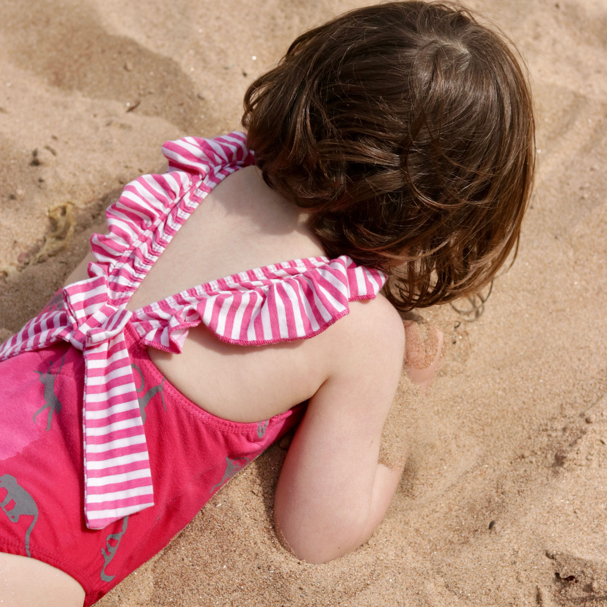 Swimming Costume - Neon Pink