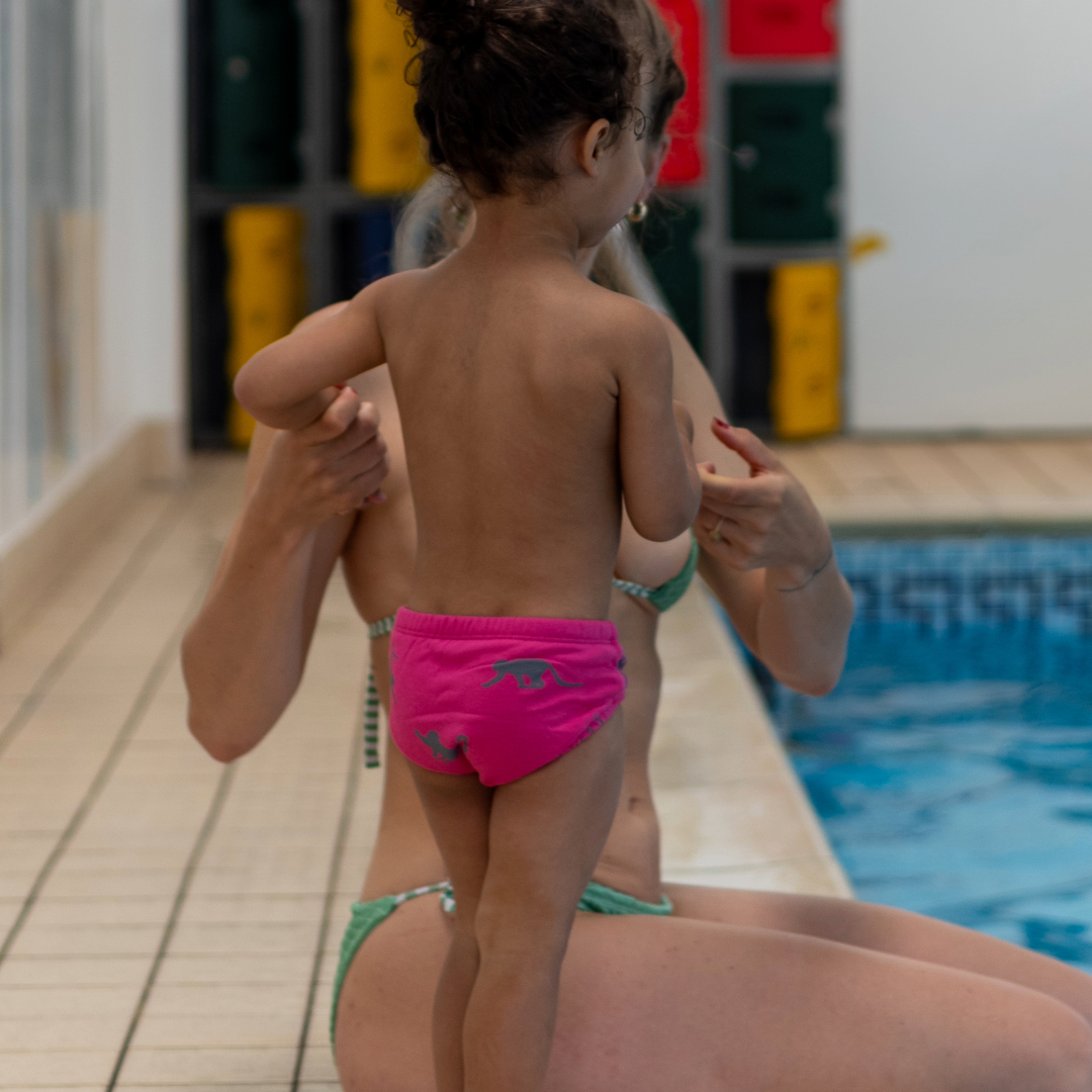 Swim Nappy - Neon Pink