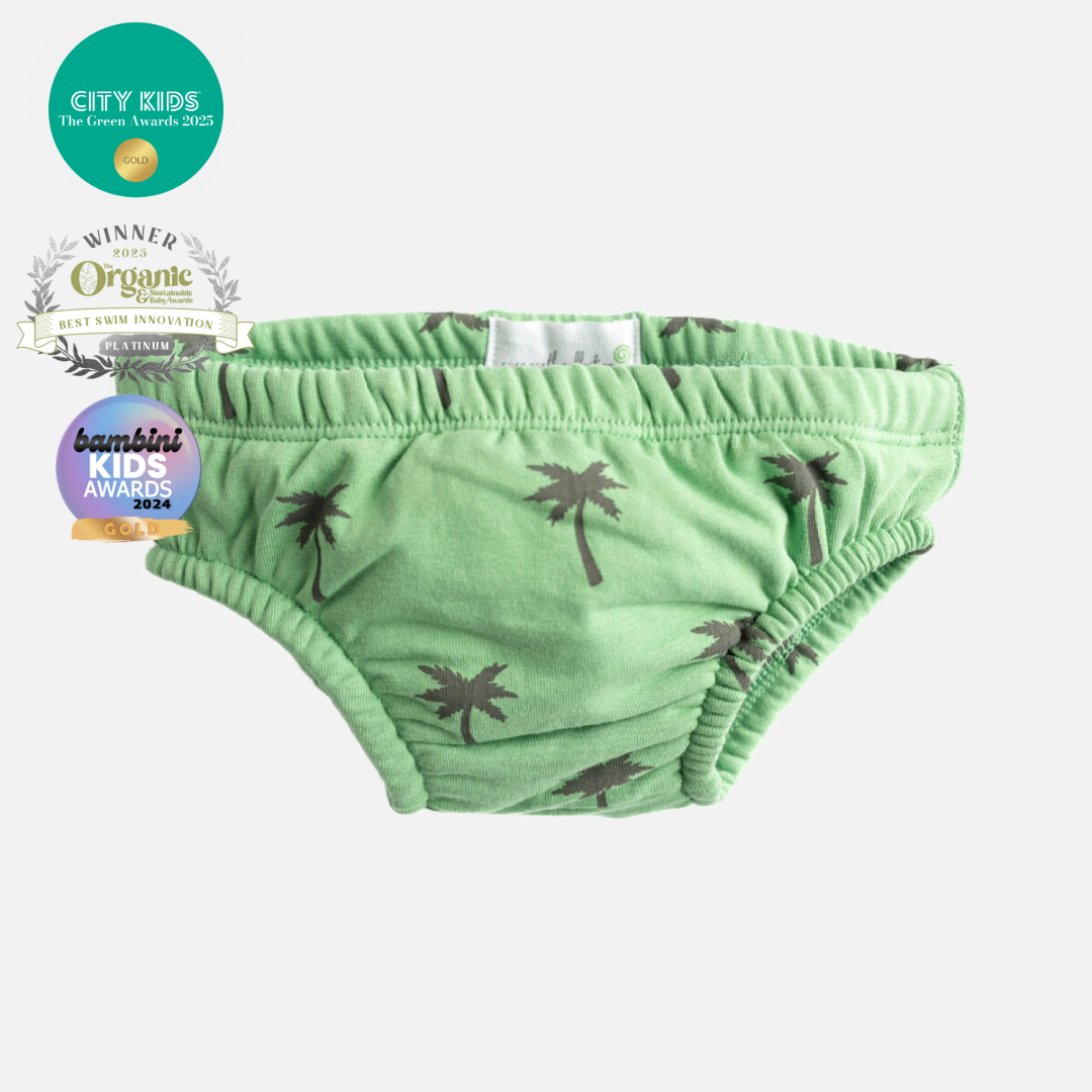 Organic Swim Nappies Green
