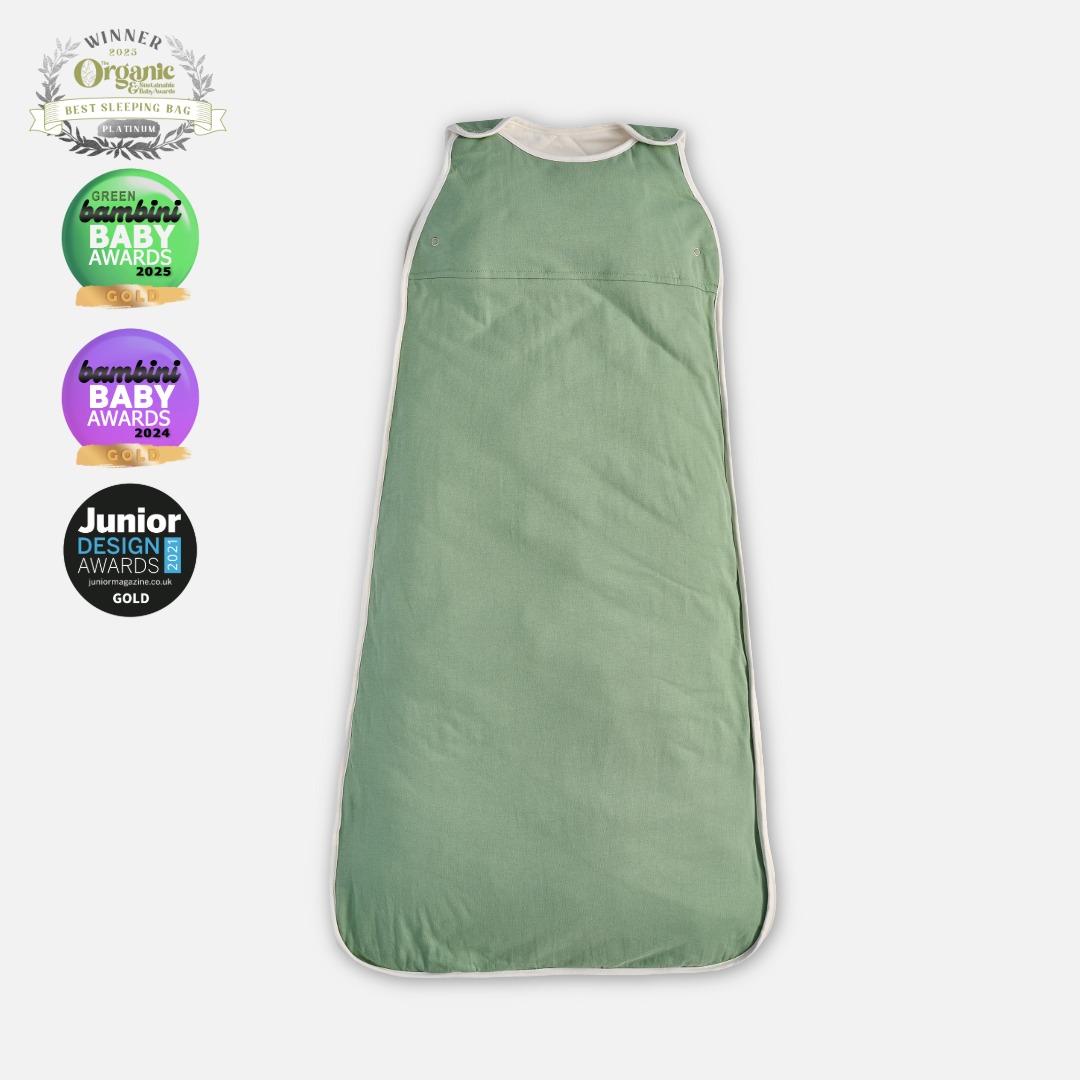 All-Season Bamboo Sleeping Bag - Emerald Green