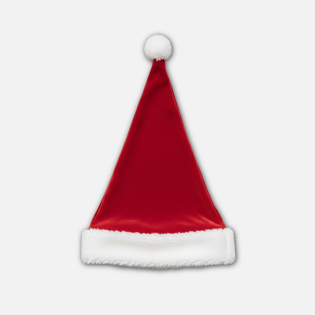 Organic Christmas Hat - Red