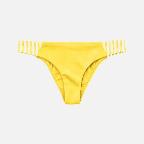 Women's Bandeau Bikini Bottom - Yellow