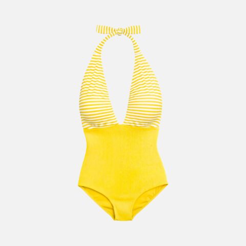 Women's Swimming Costume - Yellow