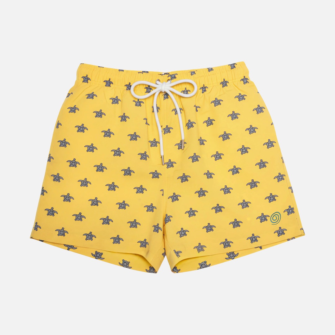 Mens Swimming Trunks - Yellow