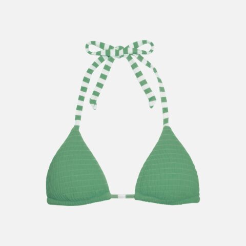 Women's String Bikini Top - Green