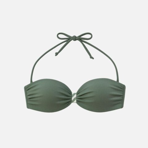 Women's Bandeau Bikini Top - Green