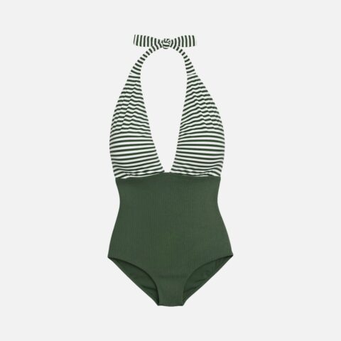 Women's Swimming Costume - Green