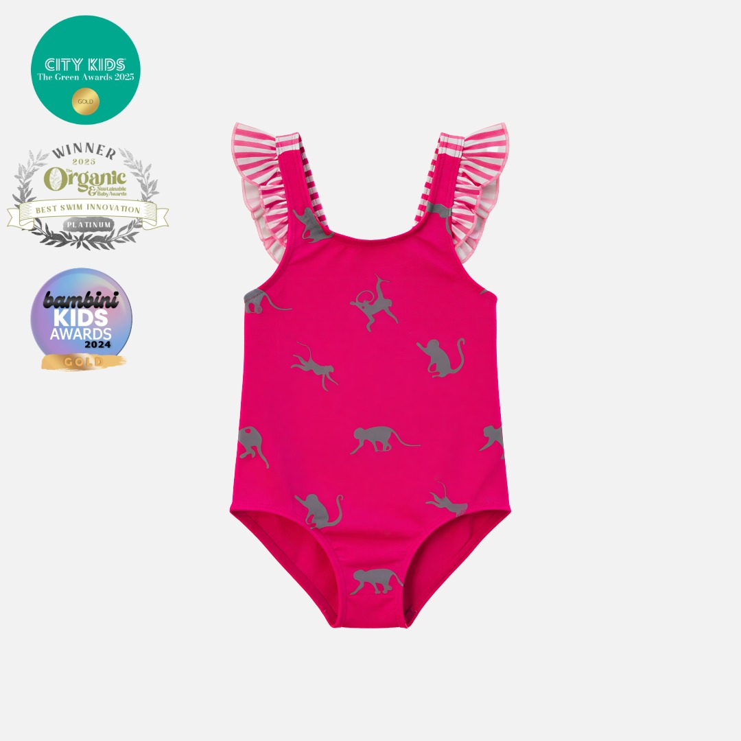 Swimming Costume - Neon Pink